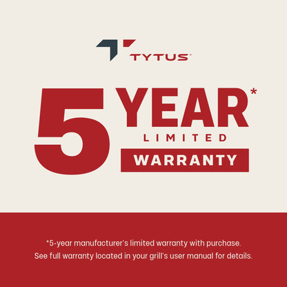 TYTUS Fresno 5-Burner LP/NG Convertible Grill in Gunmetal + Graphite Stone -  -TDT-021-0103