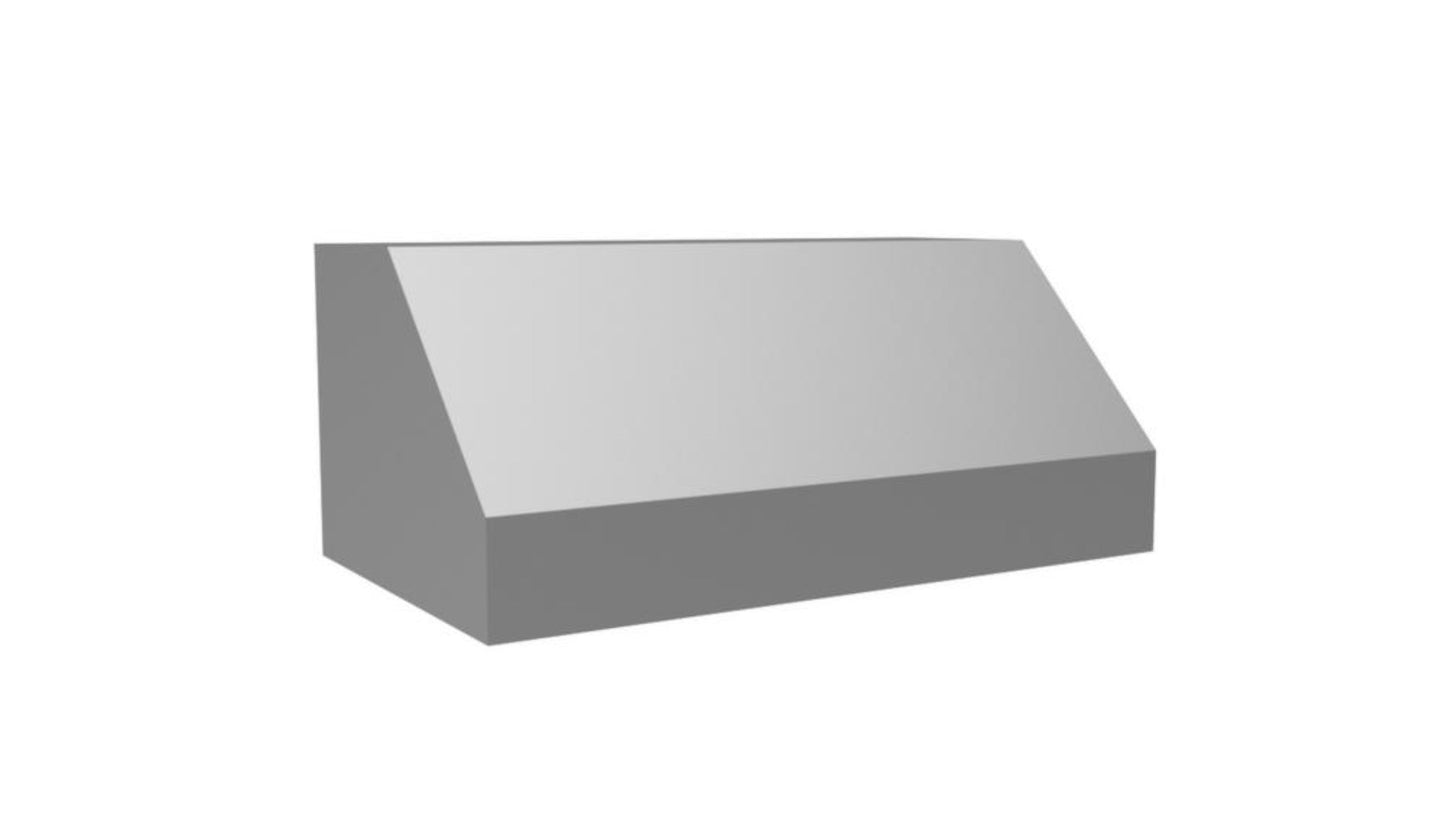 VENTAHOOD 48" M Series Standard Wall Mount Range Hood in Stainless Steel - PRH18M48SS