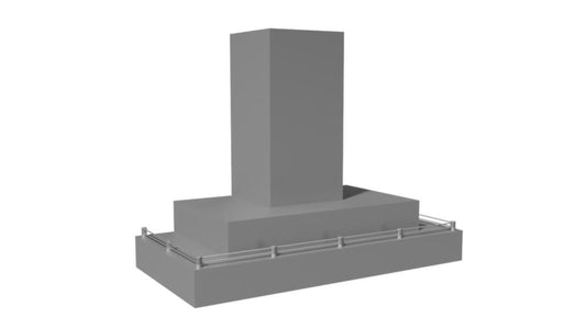 VENTAHOOD 54" Island Contemporary Range Hood - CILH9254
